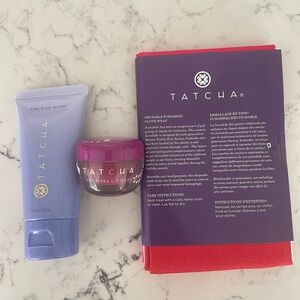 *Brand New* TATCHA includes: Cleanser, Lip Mask and Reuseable Cloth Wrap